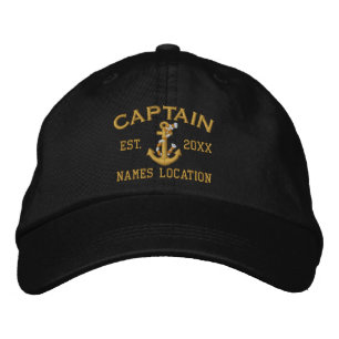 Boné Personalize Facilmente Esta Ancoragem Do Capitão C