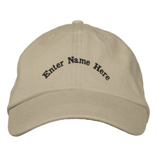 Boné Personalize Insira o Seu Nome Texto Personalizado