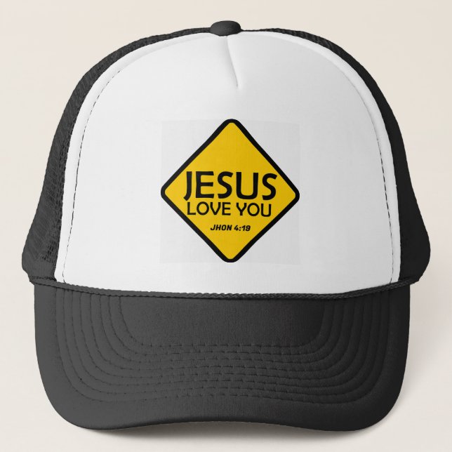 BONÉ PERSONALIZE O VERSO BÍBLICO JESUS TE AMA (Frente)