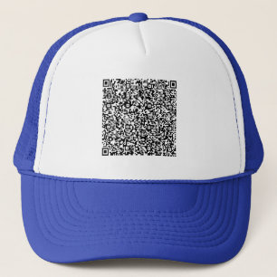 Boné Personalize Seu Código QR de Cor Chapéu Divertido 