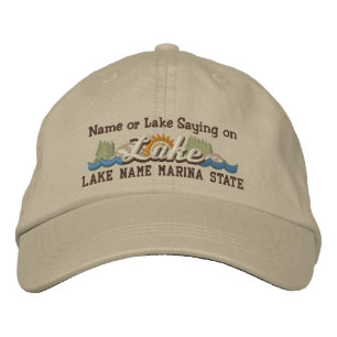 Boné Personalize seu nome de bordado LAKE ou nome LAKE