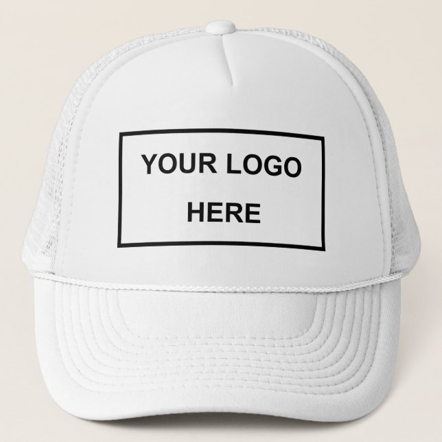Boné Personalized Business Logo Brand White (Frente)