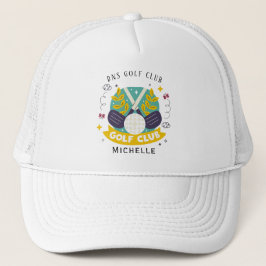 Boné Personalized Golf Club Name Classic Trucker Hat