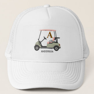 Boné Personalized Golf Club Name Trucker Hat 2026