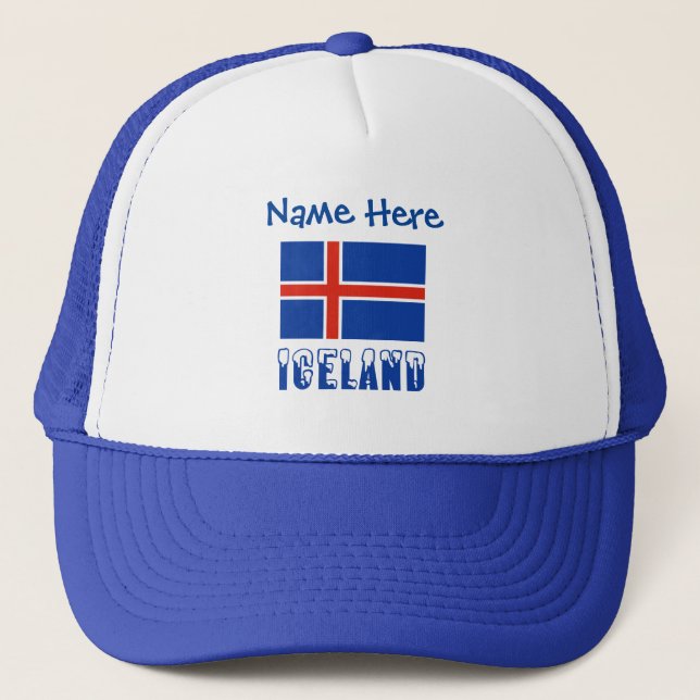 Boné Personalized Iceland Snow‑Capped Letters  (Frente)
