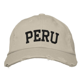 Boné Peru bordou chapéu