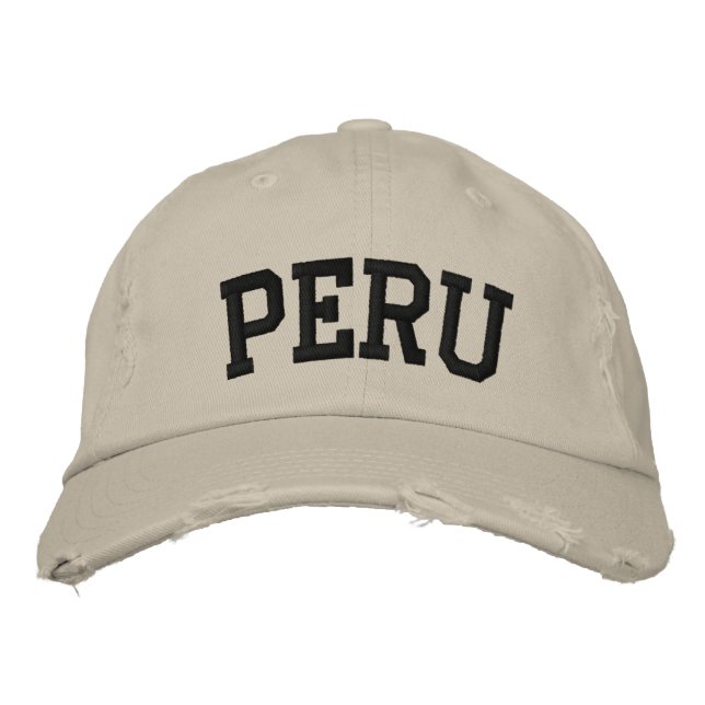Boné Peru bordou chapéu (Frente)