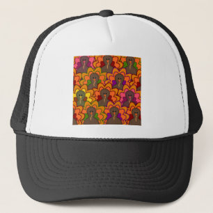 Boné Perus de Ação de Graças Coloridos Divertidos