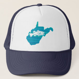 Boné Pesca Wave West Virginia