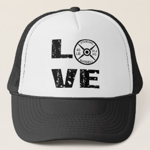 Boné Pesos de levantamento do amor