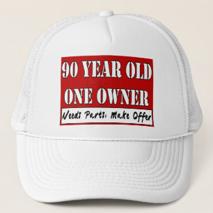 Boné Pessoas de 90 anos, um proprietário - as peças d