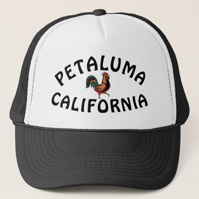 Boné Petaluma California Rooster Trucker Hat (Frente)