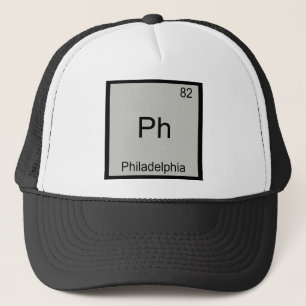 Boné Ph - Símbolo de Elemento de Química da Cidade de