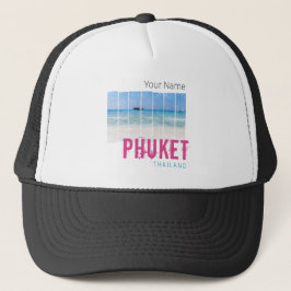 Boné Phuket Thailand Vintage Beach Panorama Souvenir