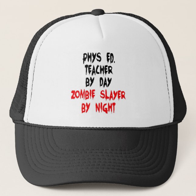 Boné Phys Ed Professor Zombie Slayer (Frente)