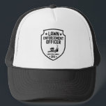 Boné Piada de Pai de  do Pai do Juro Engraçado<br><div class="desc">Oficialmente hilário! Este "Oficial de Polícia" é perfeito para pais que cortam com orgulho. Personalize-o com um ano específico! Ideal para pais que adoram cortar, trabalhar no pátio ou piadas pais. Um presente engraçado para Dia de os pais, aniversários ou guerreiros de fim de semana que levam a sério ou...</div>