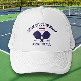 Boné Pickleball Club Team Name Thailand Thai Flag