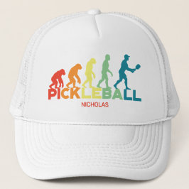 Boné Pickleball Evolution Engraçado Nome Personalizado