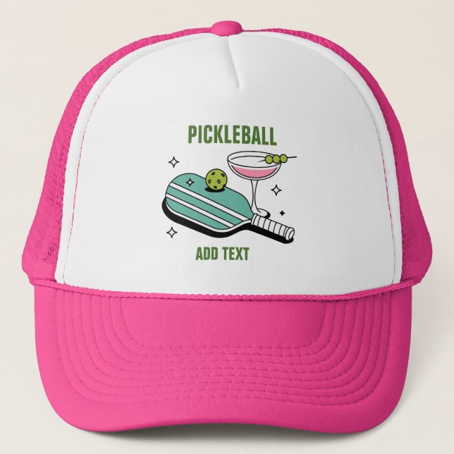 Boné Pickleball Paddle and Cocktail (Frente)