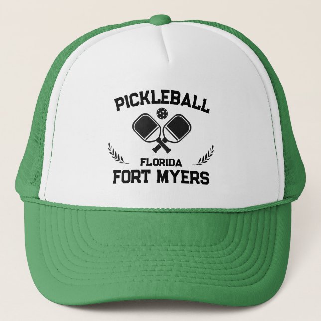Boné Pickleball Paddle Ball Fort Myers Florida Personal (Frente)