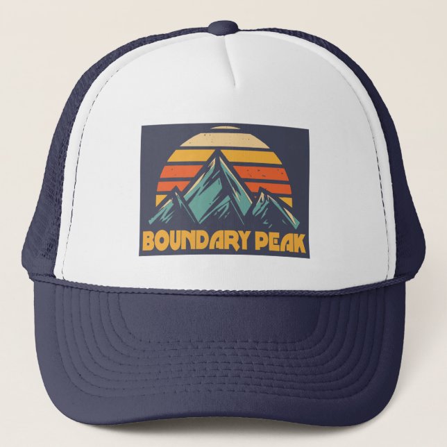 Boné Pico Boundary Nevada Réplica Turquesa (Frente)
