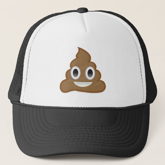 Boné Pilha de Poo Emoji (Frente)