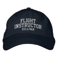 Piloto de instrutor de voo Marinho azul e branco p
