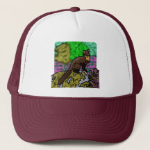 Pine Marten em Heather