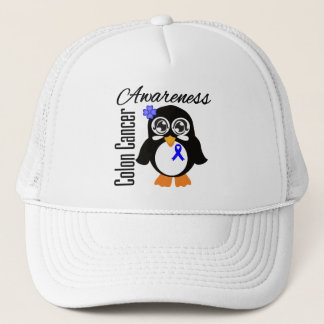 Boné Pinguim de Consciência do Cancer Colônico