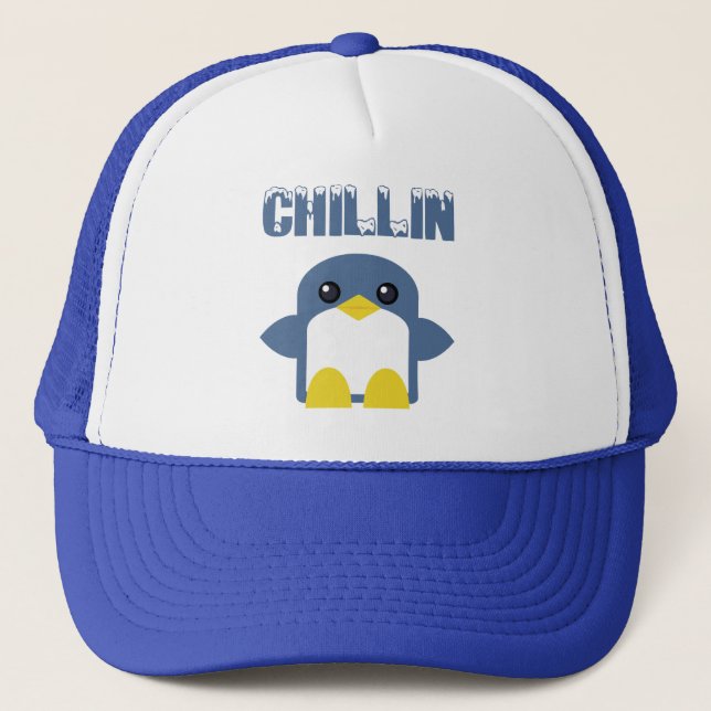 Boné pinguim kawaii chillin sweety tweety ringer (Frente)