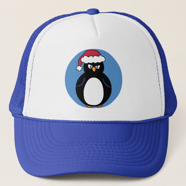 Boné Pinguim Natal Irritado (Frente)