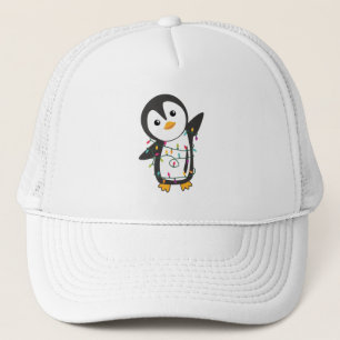 Boné Pinguim Natal Neve Pinguins de Pinguins