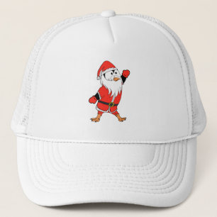 Boné Pinguim Papai Noel Pronto para o Natal