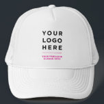 Boné Pink Custom Logo and Text Branded Hat No Minimum<br><div class="desc">Business Logo eyecatching red Printed Optional Text Promotional Baseball & Trucker Hat Express your unique company style with our customizable logo and text branded hats - no minimum order required. Whether you prefer vibrant hues or classic shades, we offer a wide range of color options for best matching with your...</div>