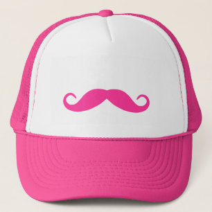 Boné Pink Mustache Hat