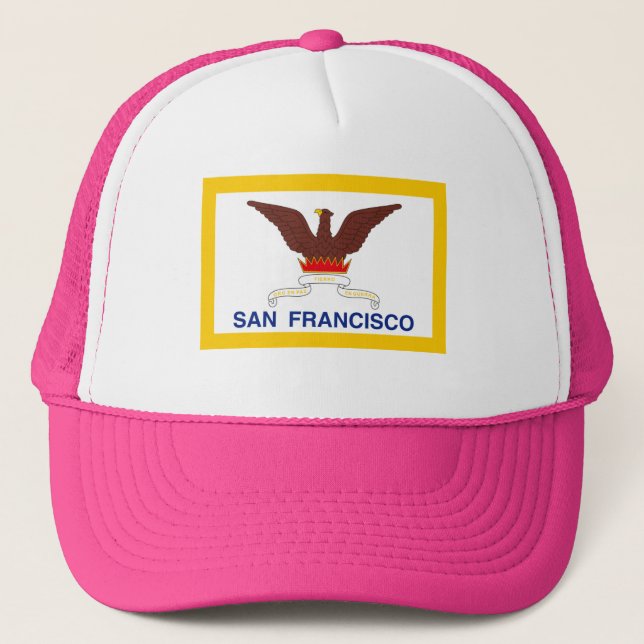 Boné PINK San Francisco Flag (Frente)