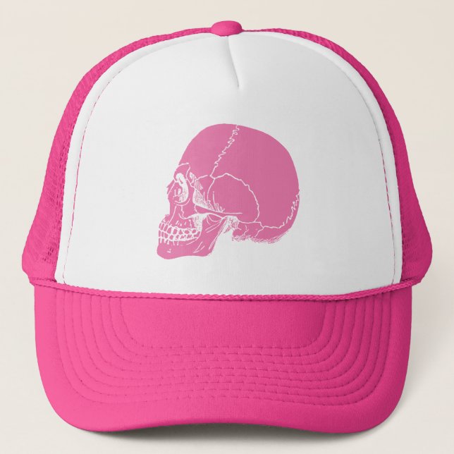 Boné Pink Skull in Profile (Frente)