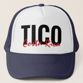 Boné Pink Tico Costa Rica Trucker Hat