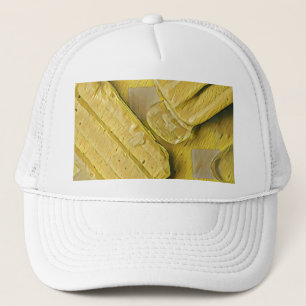 Boné Pintel de cone de sorvete amarelo