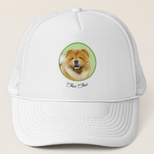 Boné Pintura De Chow Chow - Arte De Cachorro Original