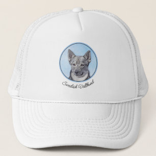 Boné Pintura em Vallhund, na Suécia - Arte Cachorro Ori