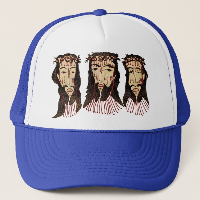 Boné Pintura popular de Jesus Cristo Thorn Crown (Frente)