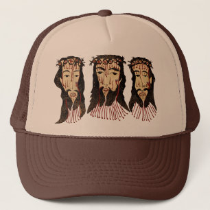 Boné Pintura popular de Jesus Cristo Thorn Crown
