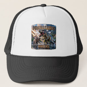 Boné Piranhasaurus Destrói Fotográfico – Engraçado Assu