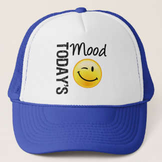 Boné Pisc de hoje do Emoticon do humor