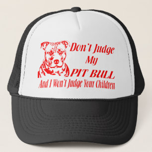 BONÉ PITBULL NÃO JULGAM