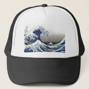 Boné PixDezines Vintage, Grande Onda, Hokusai 葛飾北斎の神奈川沖