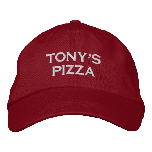 BONÉ PIZZA DE TONY (Frente)