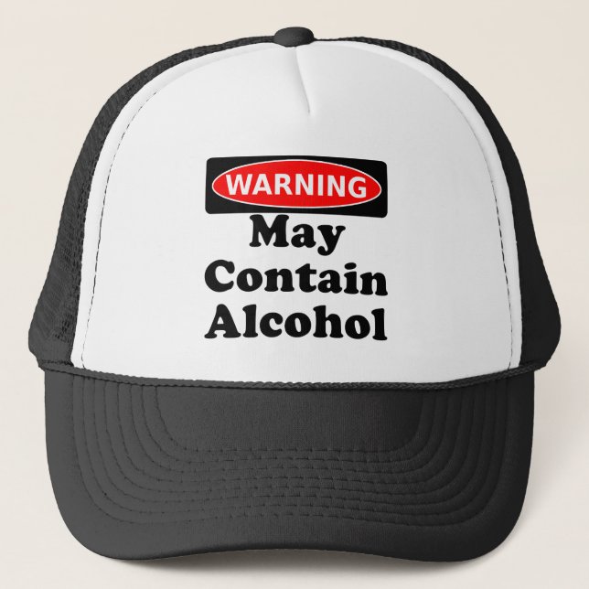 Boné Pode conter o álcool (Frente)