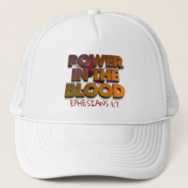 Boné Poder cristão na mensagem de salvação do sangue